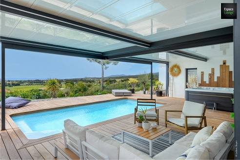 Pose pergola bio-thermique sur mesure haut de gamme Var 